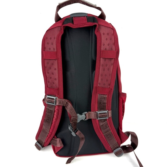 Merrell Backpack Dark Red Canvas Hard Shell Hiking Medium Unisex Outdoor - Picture 8 of 14
